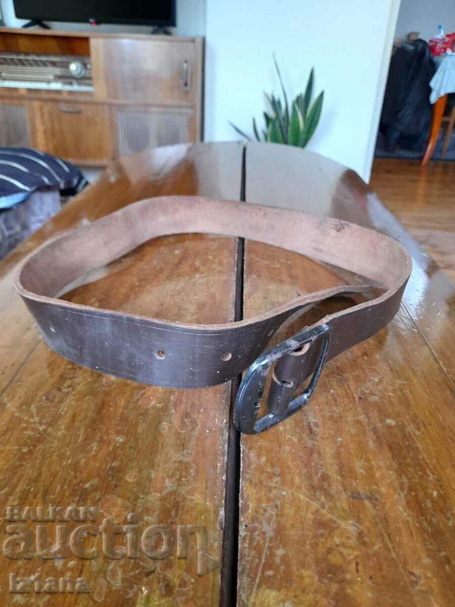 An old leather belt