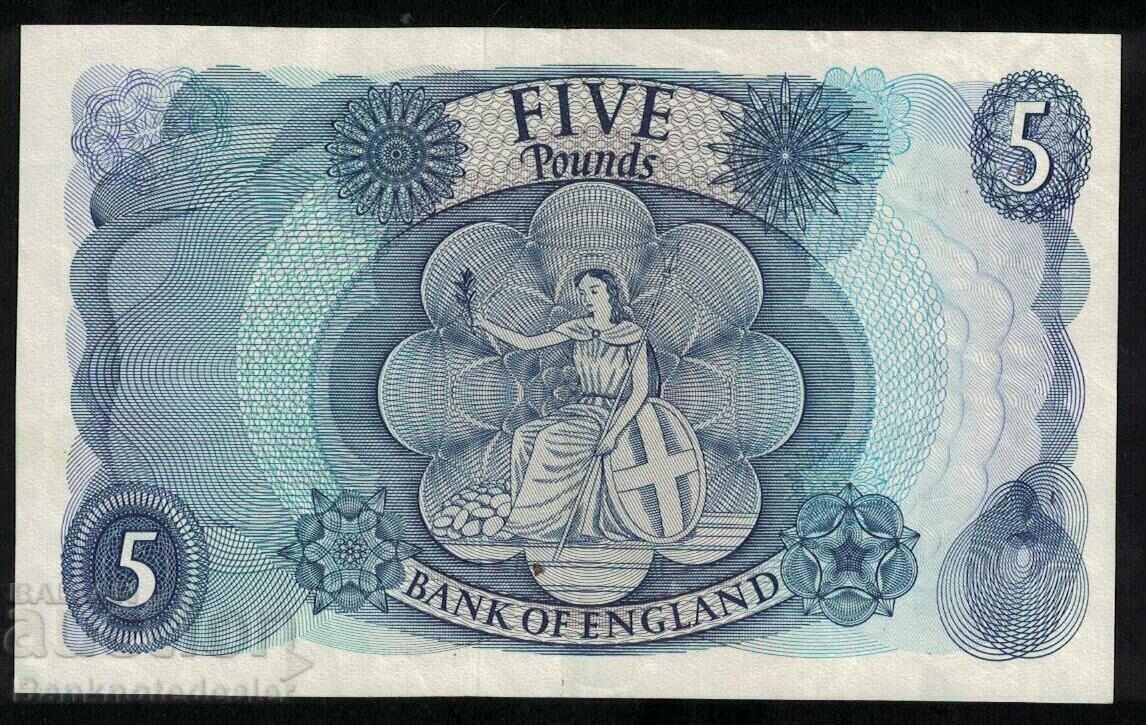 Αγγλία 5 Λίρες 1967 J.S. F forde Pick 375b Ref 1528 aUnc με τιμή € 72.00 | 140.82 BGN
