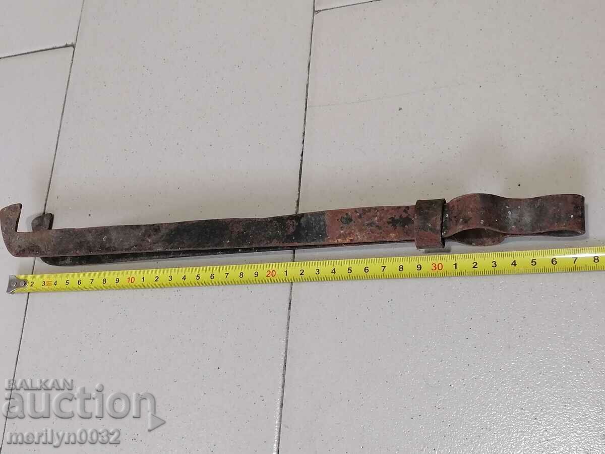 Dilaf vechi, clește, fier forjat pentru cuptor - 5