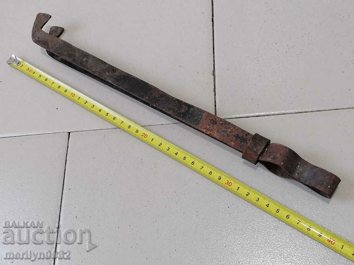 Dilaf vechi, clește, fier forjat pentru cuptor - 6