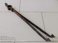 Old dilaf, tongs, wrought iron for oven
