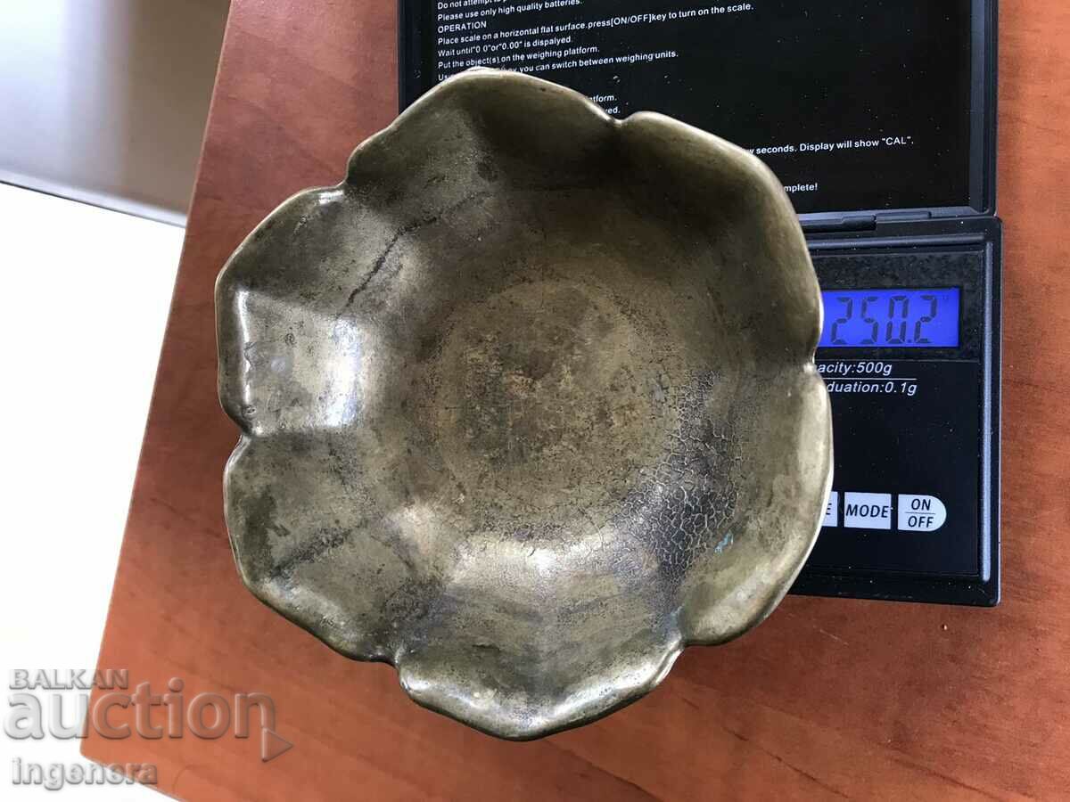 BRONZE BRASS DISH BOWL ANTIQUE - 6 BRONZE BRASS DISH BOWL ANTIQUE - 6