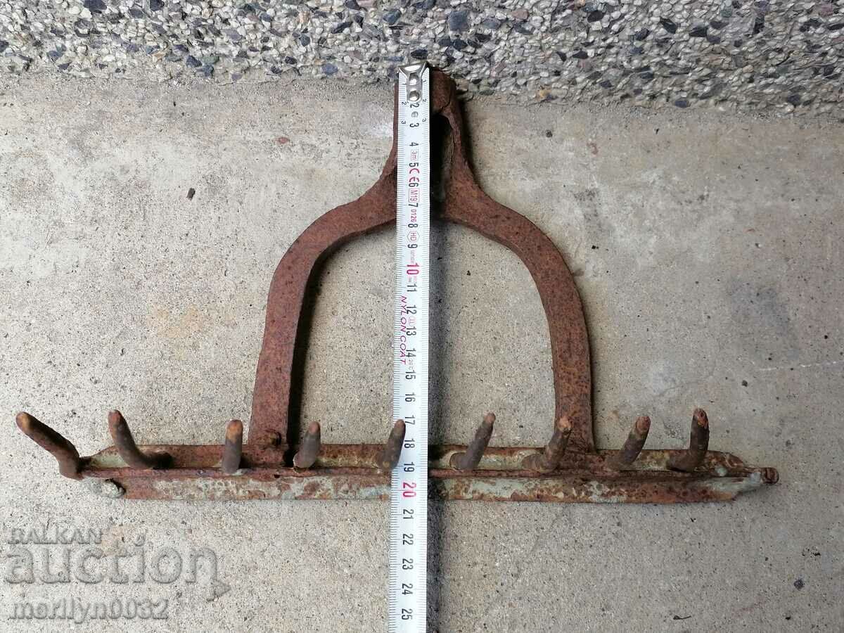 Hand forged grappa, wrought iron, tool - 5 Hand forged grappa, wrought iron, tool - 5