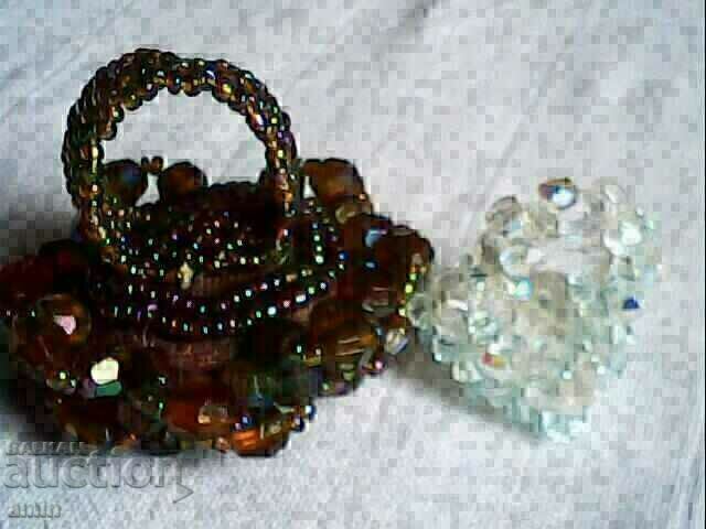 beautiful rings of crystals is a bead with price 10.00 BGN | € 5.11 beautiful rings of crystals is a bead with price 10.00 BGN | € 5.11