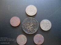 Лот стари монети, 6 броя