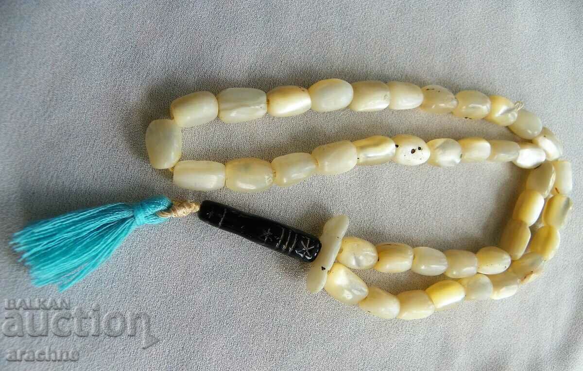 Auction Old mother of pearl rosary Auction Old mother of pearl rosary