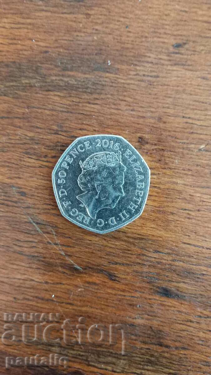 Auction 50 PENCE 2016 ANNIVERSARY Auction 50 PENCE 2016 ANNIVERSARY