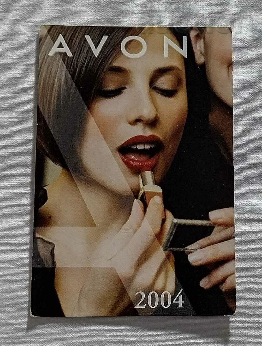 AVON КОЗМЕТИКА КАЛЕНДАРЧЕ  2004 г.