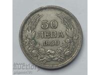 50 leva silver Bulgaria 1930 - silver coin #40