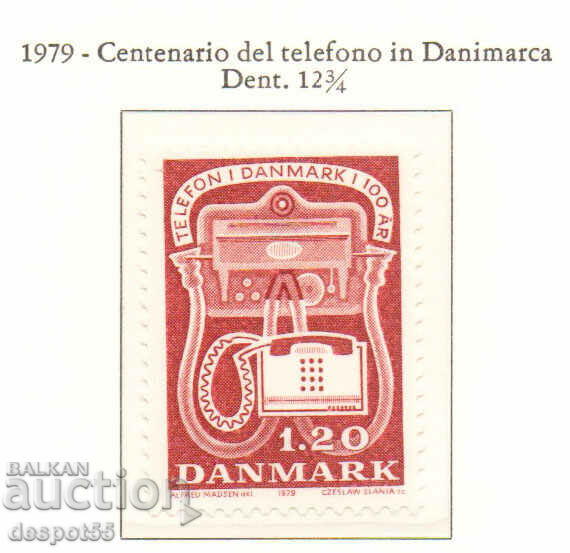 1979. Дания. 100-годишнината на датския телефон.