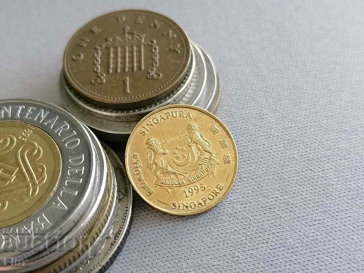 Κέρμα - Σιγκαπούρη - 5 σεντ | 1995 με τιμή 1.10 BGN | € 0.56 Κέρμα - Σιγκαπούρη - 5 σεντ | 1995 με τιμή 1.10 BGN | € 0.56