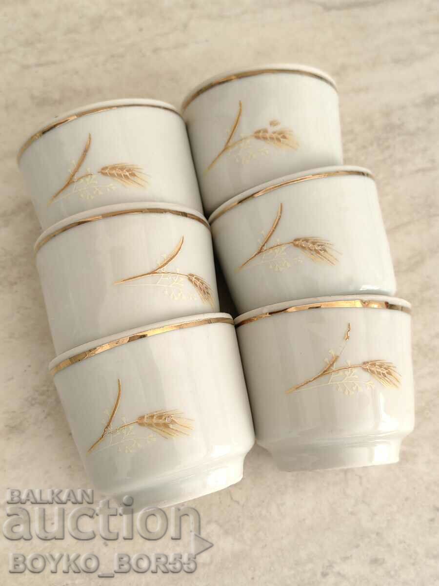Old Bulgarian Soc Porcelain Cups