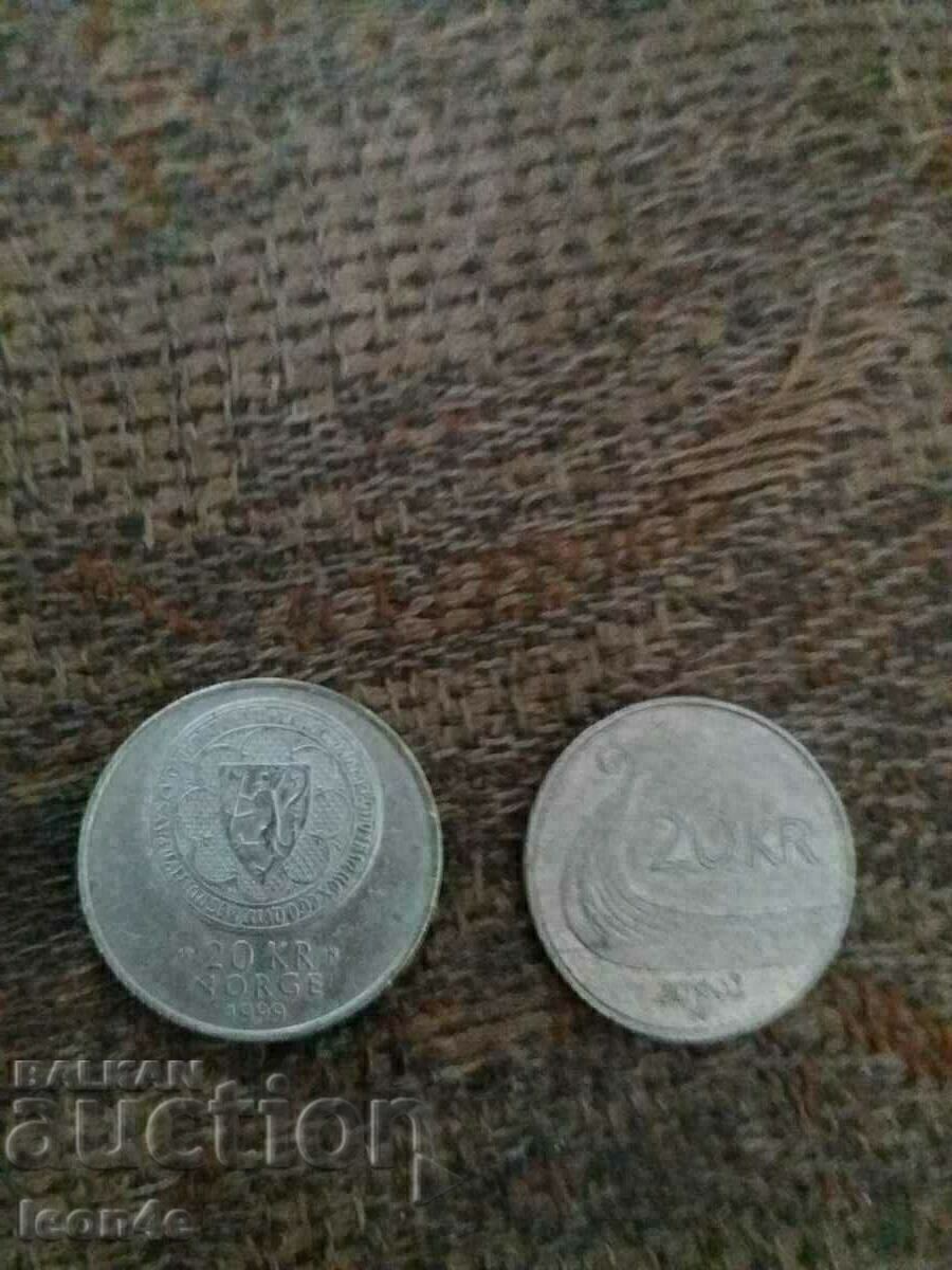 Монети Норвегия