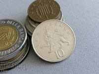 Монета - Великобритания - 10 пенса | 1997г.