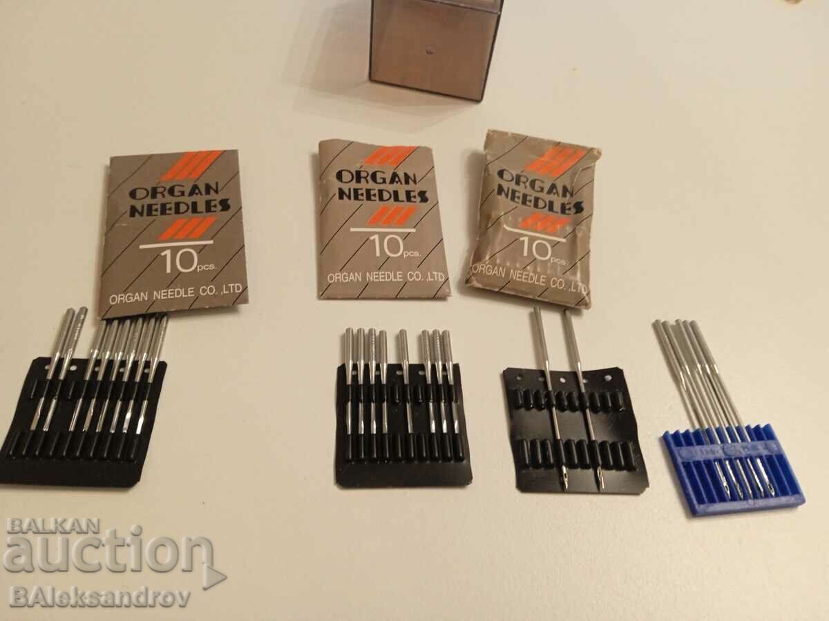 Lot of needles for a professional machine