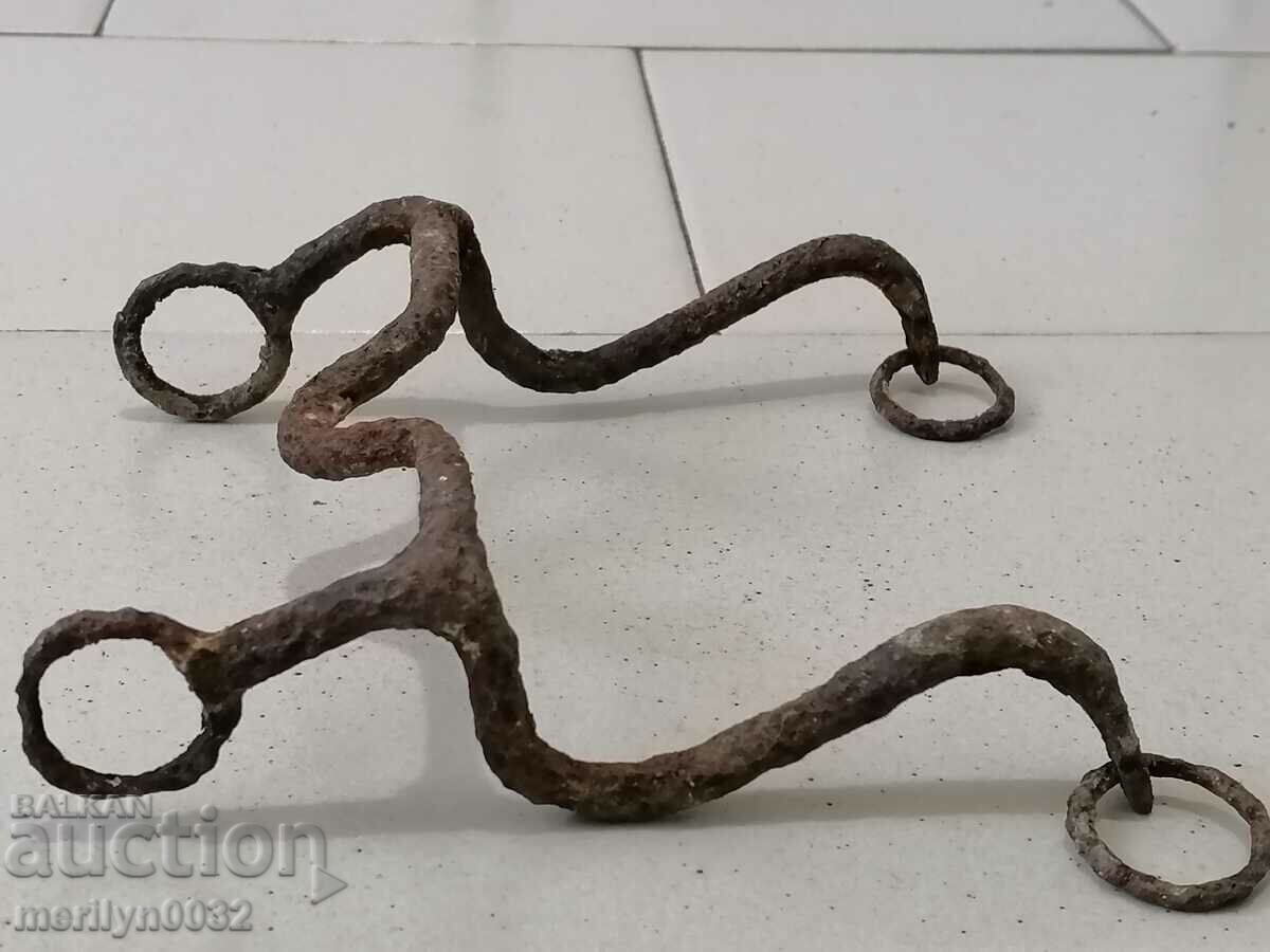 Antique reins, wrought iron reins - 5 Antique reins, wrought iron reins - 5