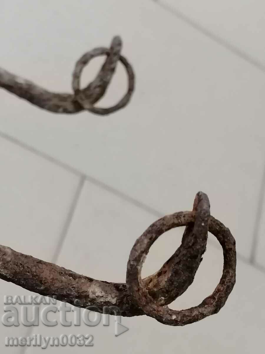 Antique reins, wrought iron reins - 6 Antique reins, wrought iron reins - 6