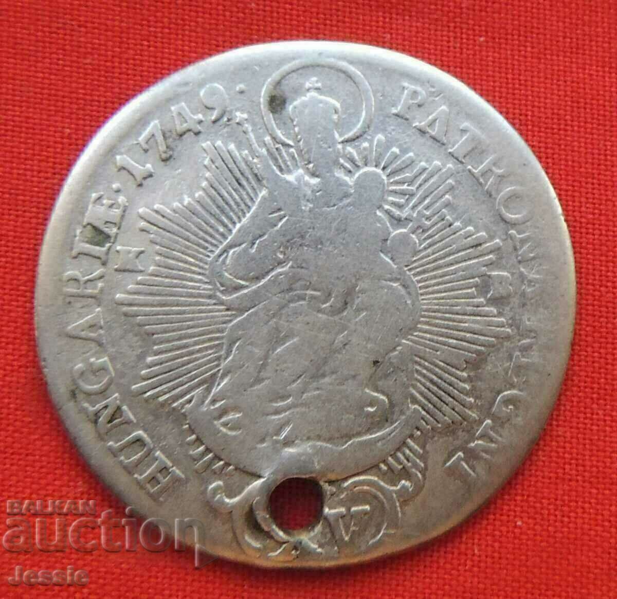 15 Kreuzer Austria-Hungary 1749 KB - Maria Theresia RARE with price € 17.84 | 34.89 BGN