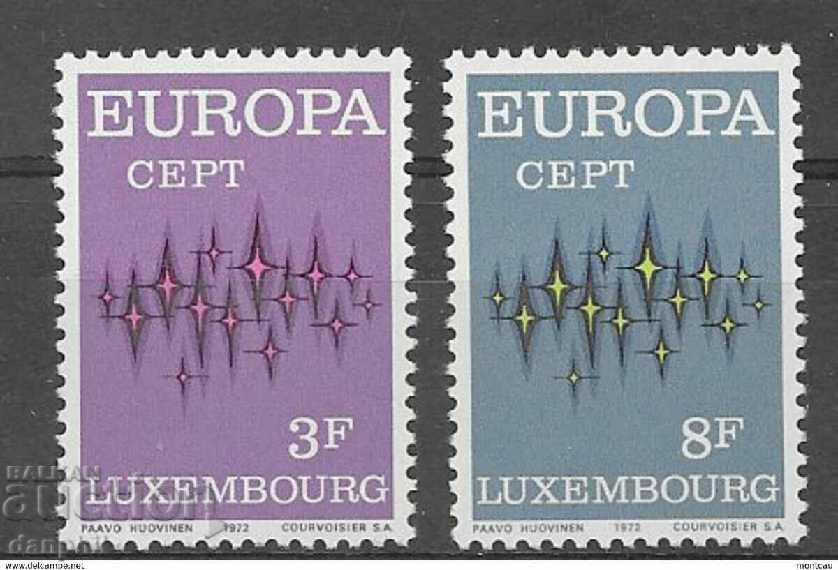 Luxemburg 1972 Europa CEPT (**) curat, netimbrat