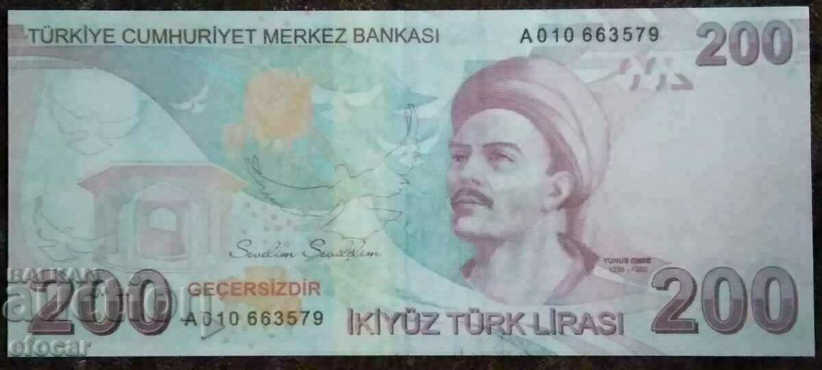 200 lira Turkey 2009 banknote Turkey Copy with price 1.00 BGN | € 0.51 200 lira Turkey 2009 banknote Turkey Copy with price 1.00 BGN | € 0.51
