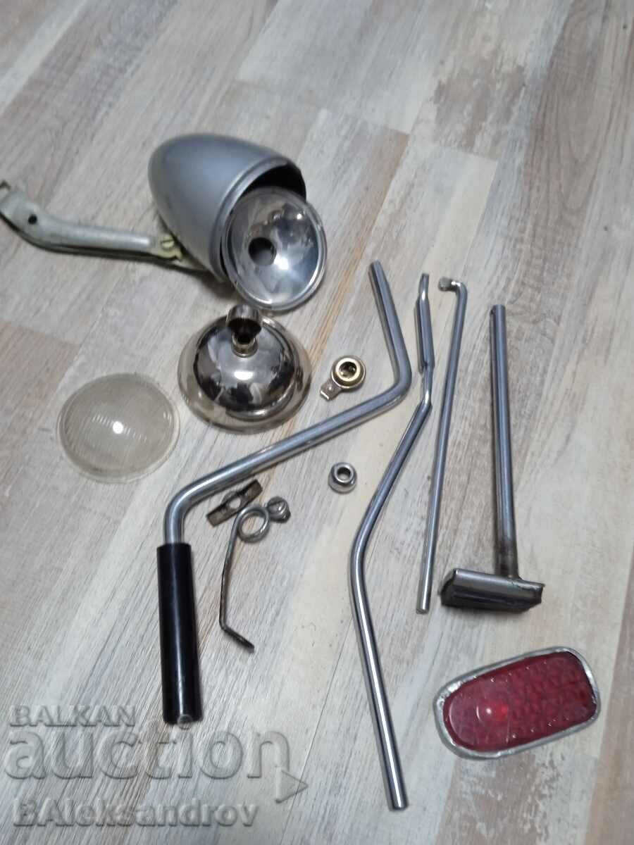 Lot of old bike parts