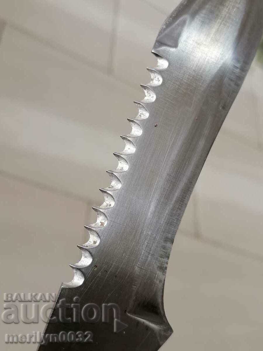 Hunting knife with handle and deer antler handle - 5 Hunting knife with handle and deer antler handle - 5