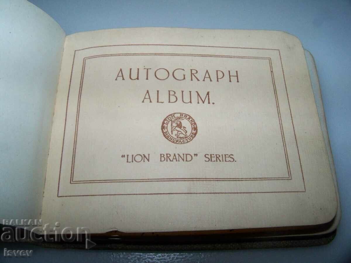 Luxury autograph album from 1925. with drawings with price 63.00 BGN | € 32.21 Luxury autograph album from 1925. with drawings with price 63.00 BGN | € 32.21