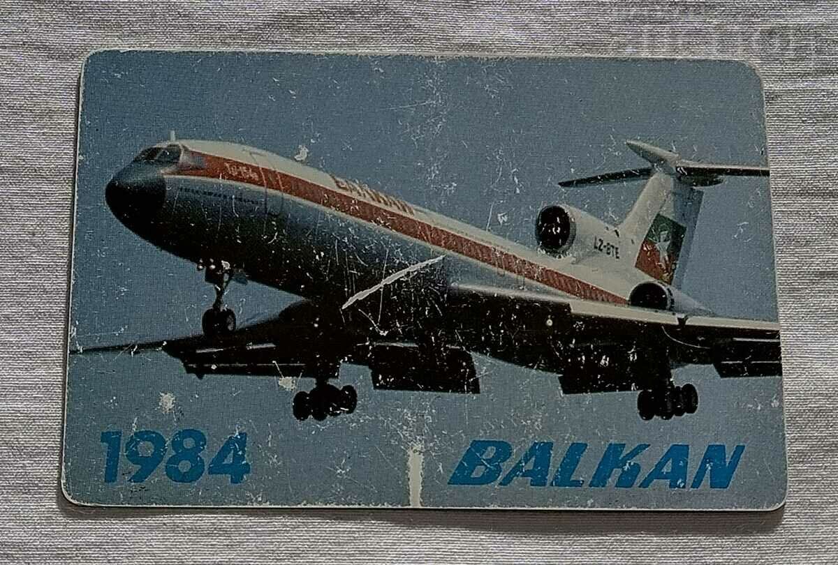 BGA BALKAN CALENDAR 1984