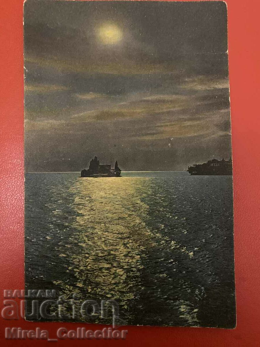 Царска пощенска картичка женевско езеро поща България