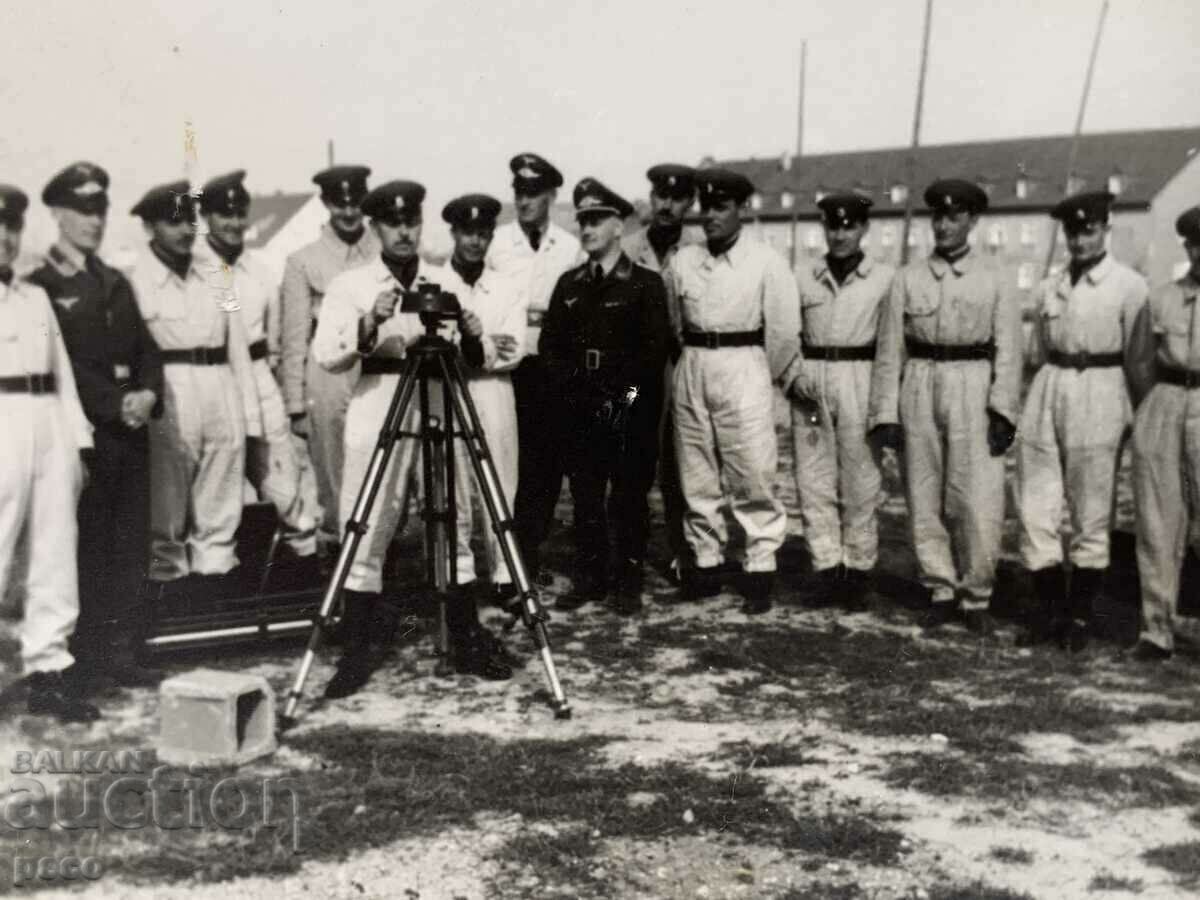 Auction Bulgarian military training in Germany 1943 old photo Auction Bulgarian military training in Germany 1943 old photo