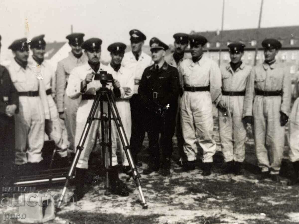Delivery of Bulgarian military training in Germany 1943 old photo Delivery of Bulgarian military training in Germany 1943 old photo