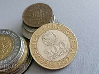 Монета - Португалия - 200 ескудо | 1992г.