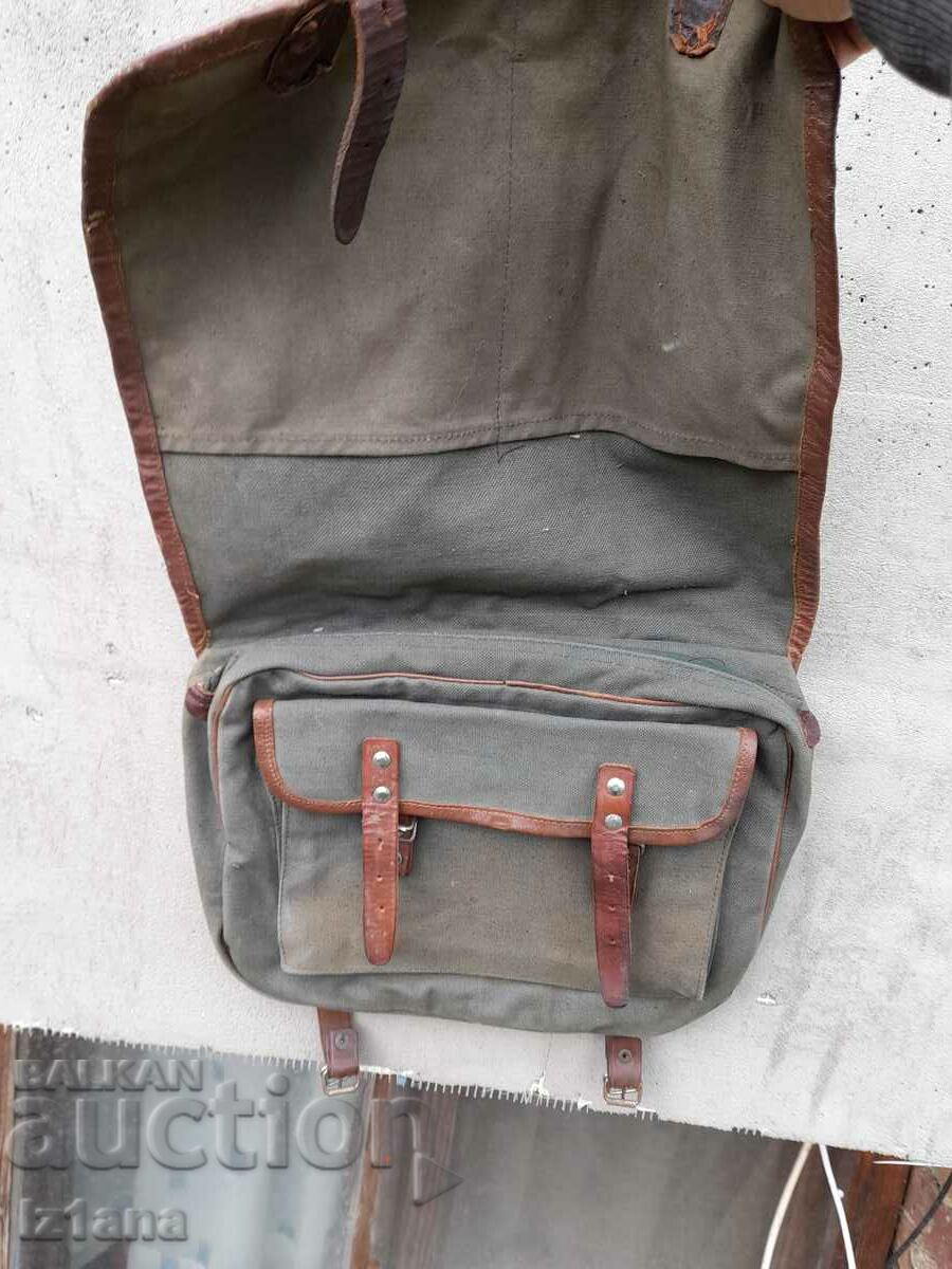 An old canvas bag with price 35.00 BGN | € 17.90 An old canvas bag with price 35.00 BGN | € 17.90