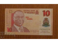 10 Naira 2020- Polymer, Nigeria UNC