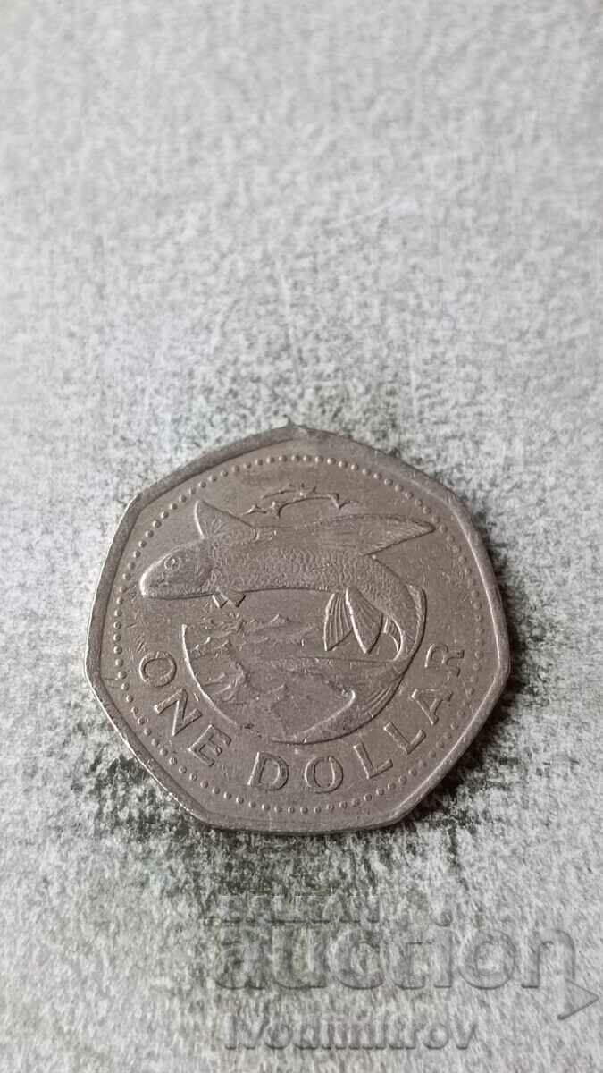 Барбадос 1 долар 1998