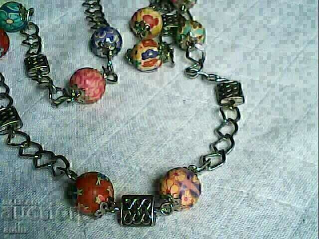 beautiful Chinese necklace with natural stone with price 10.00 BGN | € 5.11 beautiful Chinese necklace with natural stone with price 10.00 BGN | € 5.11