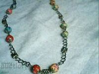 beautiful Chinese necklace with natural stone