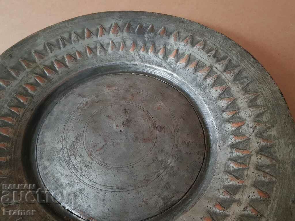 Livrarea Placă de cupru albastru cupru Sahan renascentist autentic Livrarea Placă de cupru albastru cupru Sahan renascentist autentic