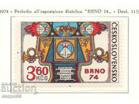 1974. Τσεχοσλοβακία. BRNO'74 Εθνική Φιλοτελική Έκθεση.
