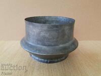 Cupă unică din Rhodope Renaștere din secolul al XIX-lea tas sahan cupru