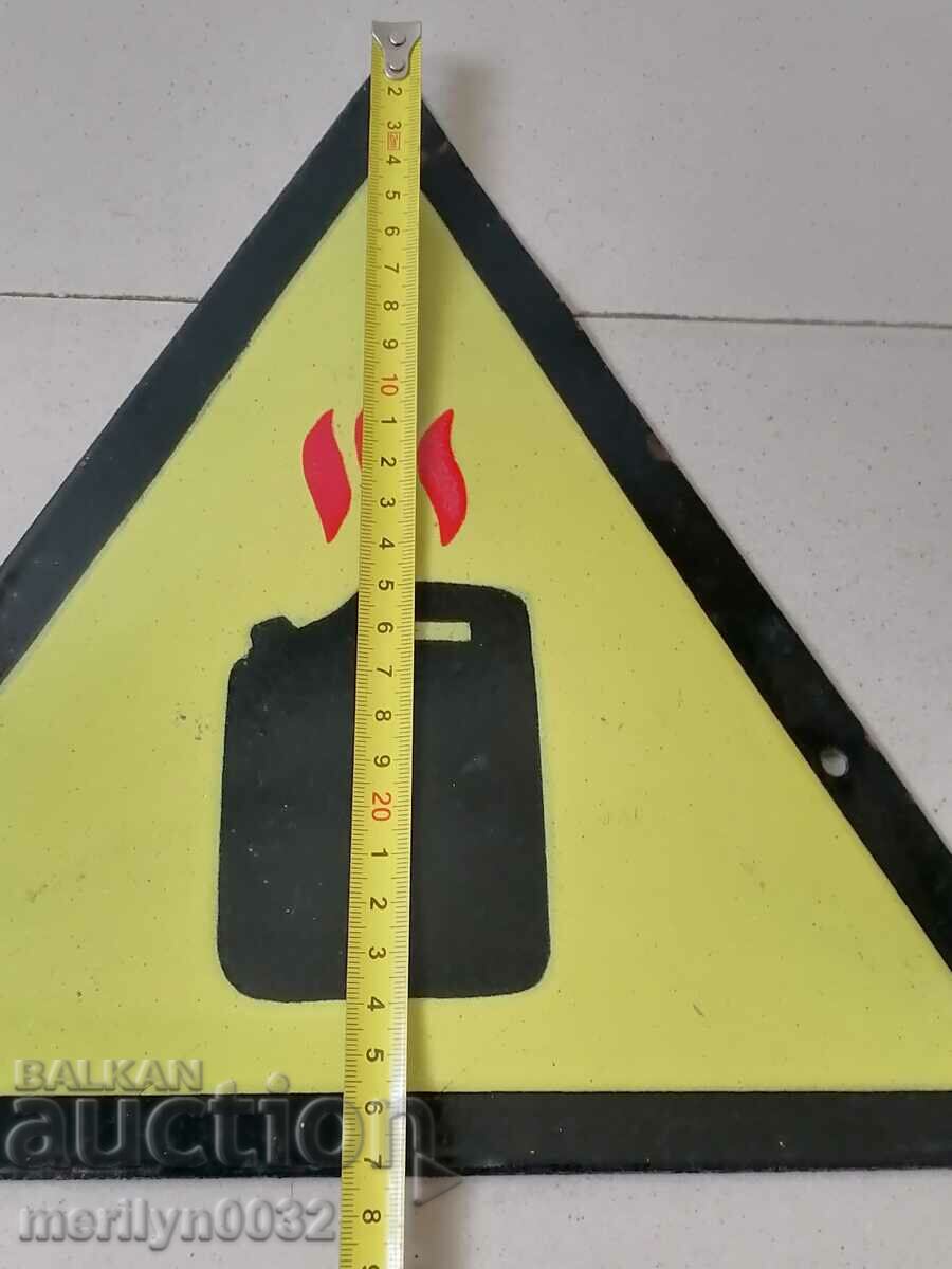 Enamelled social plate, NRB plate - 5 Enamelled social plate, NRB plate - 5