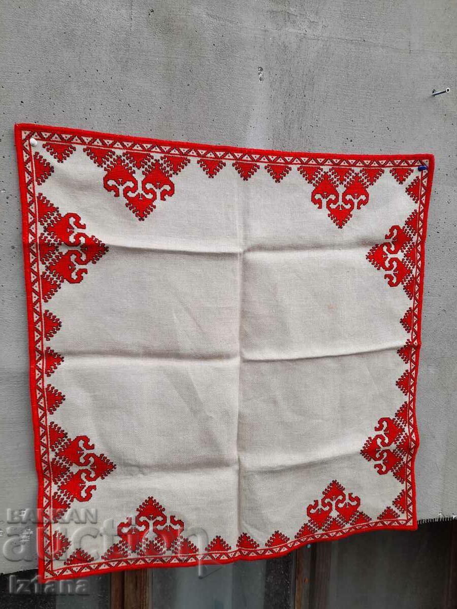 Old embroidered tablecloth, square with price 16.00 BGN | € 8.18 Old embroidered tablecloth, square with price 16.00 BGN | € 8.18