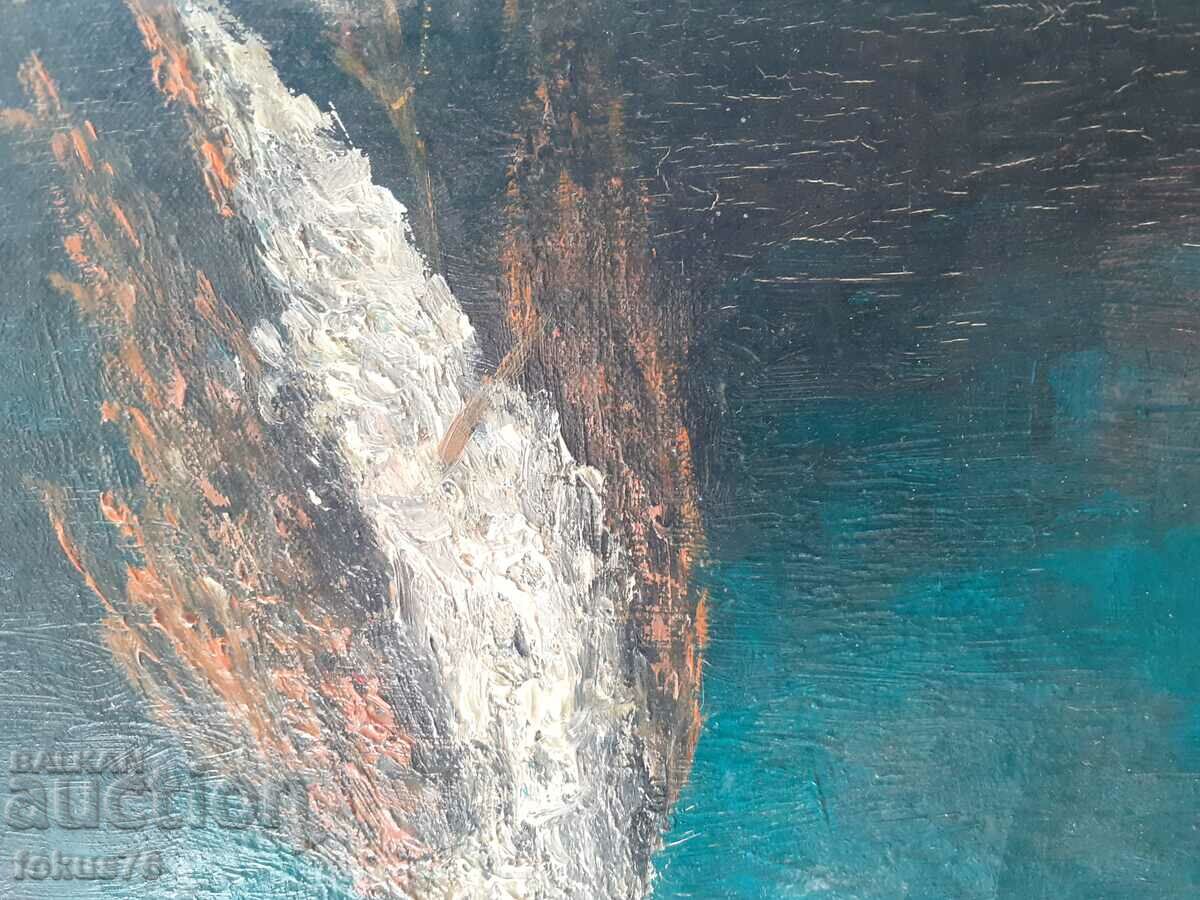 Auction Old oil painting on canvas of Portaluppi Auction Old oil painting on canvas of Portaluppi