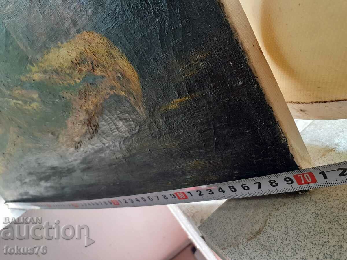 Old oil painting on canvas of Portaluppi - 5 Old oil painting on canvas of Portaluppi - 5