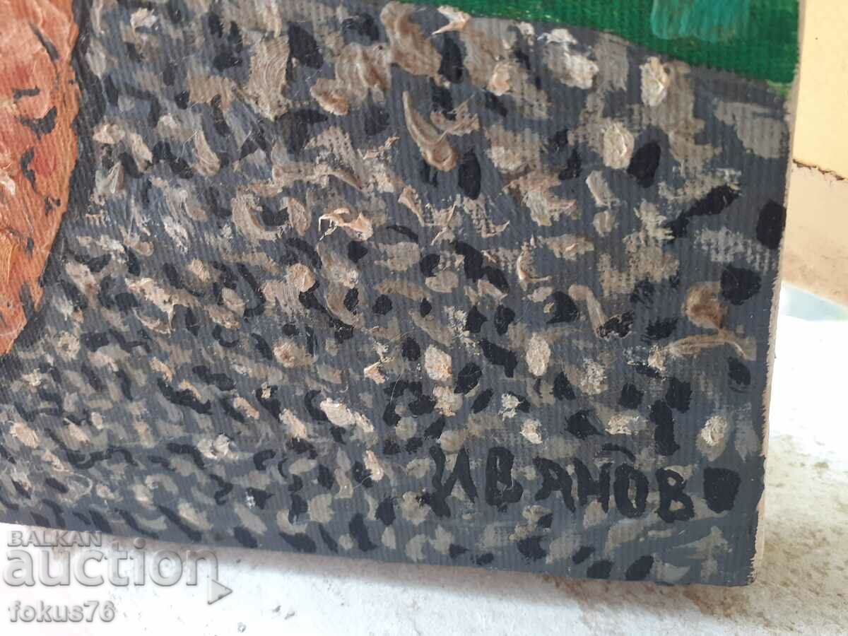 Доставка на Стара картина масло на платно на български автор Доставка на Стара картина масло на платно на български автор