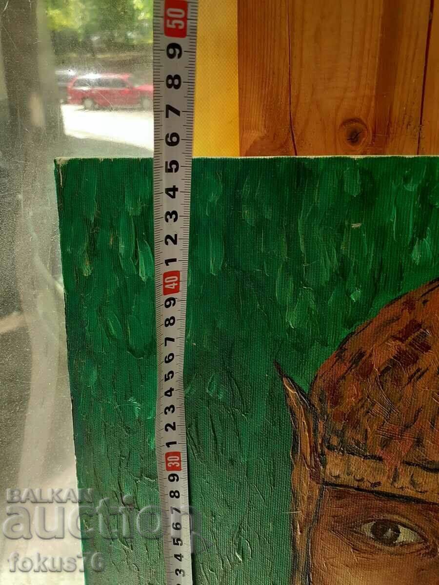 Стара картина масло на платно на български автор - 5 Стара картина масло на платно на български автор - 5