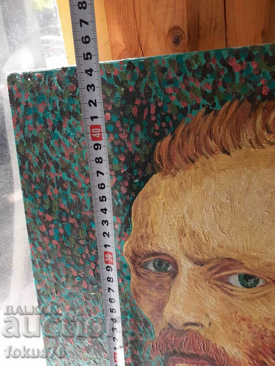 Картина масло платно български автор Ван Гог репродукция - 5 Картина масло платно български автор Ван Гог репродукция - 5