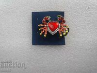Cancer brooch for women