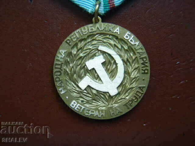 Auction Medal "Veteran of Labor" (1974) large bearer /2/ Auction Medal "Veteran of Labor" (1974) large bearer /2/