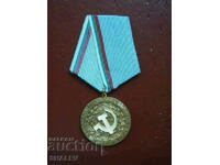 Medal "Veteran of Labor" (1974) large bearer /2/